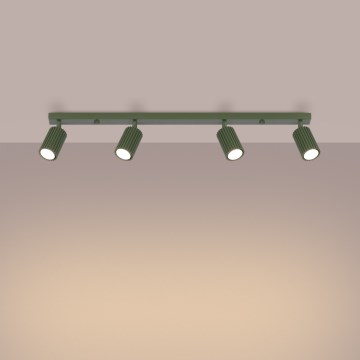 Brilagi - loftspot CRESTO 4xGU10/10W/230V grøn