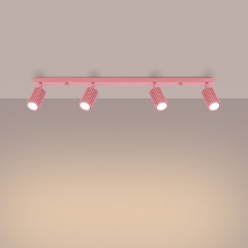 Brilagi - Loftspot CRESTO 4xGU10/10W/230V, lyserød