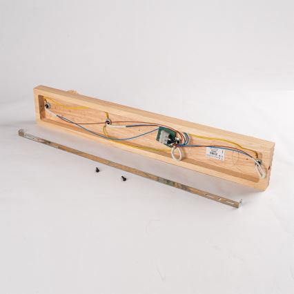 Brilagi - Loftspot HYGGE 4xE14/15W/230V gummitræ/røgfarvet