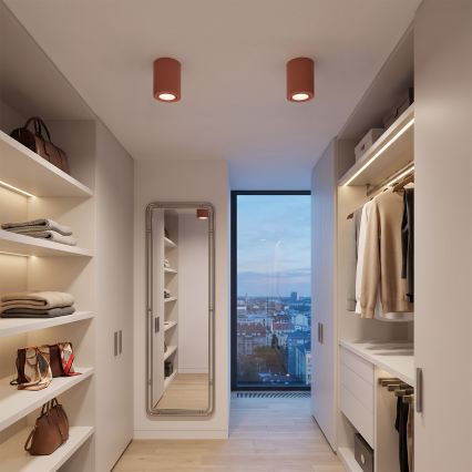 BRILAGI - Loftspot MIA 1xGU10/30W/230V 100x80 mm brun