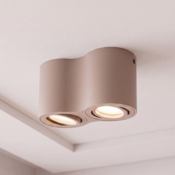BRILAGI - Loftspot MIA DOUBLE 2xGU10/30W/230V beige