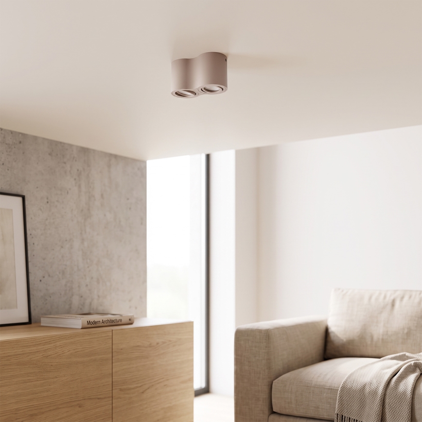 BRILAGI - Loftspot MIA DOUBLE 2xGU10/30W/230V beige