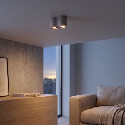 BRILAGI - Loftspot MIA DOUBLE 2xGU10/30W/230V beige