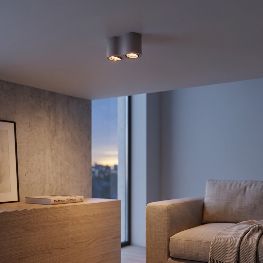 BRILAGI - Loftspot MIA DOUBLE 2xGU10/30W/230V beige