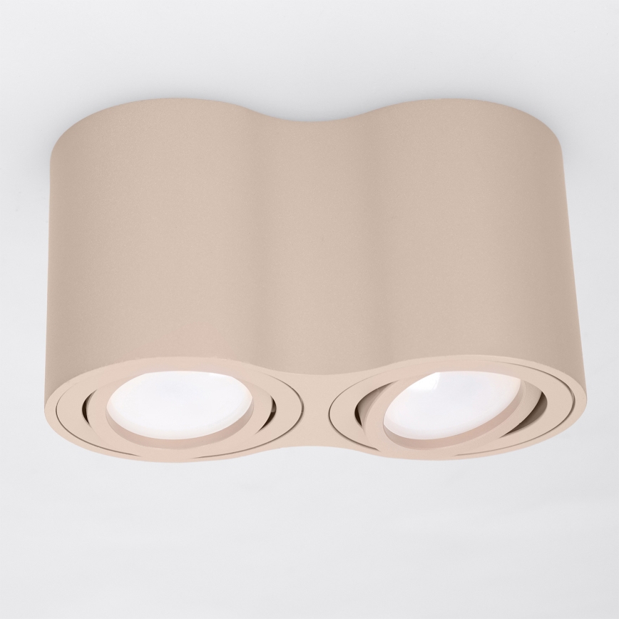 BRILAGI - Loftspot MIA DOUBLE 2xGU10/30W/230V beige
