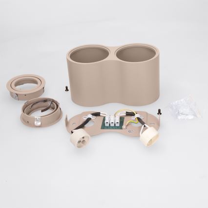 BRILAGI - Loftspot MIA DOUBLE 2xGU10/30W/230V beige