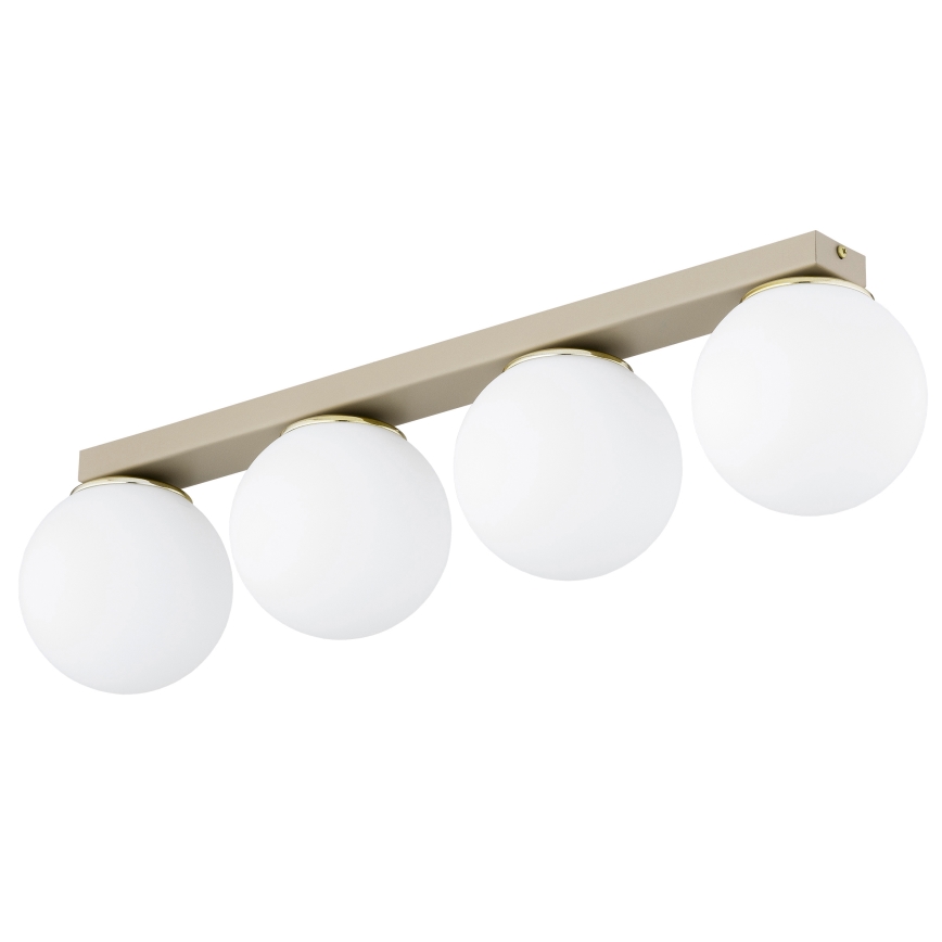 Brilagi - Loftspot MILO 4xE27/60W/230V beige/guld