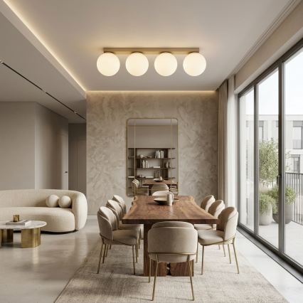 Brilagi - Loftspot MILO 4xE27/60W/230V beige/guld