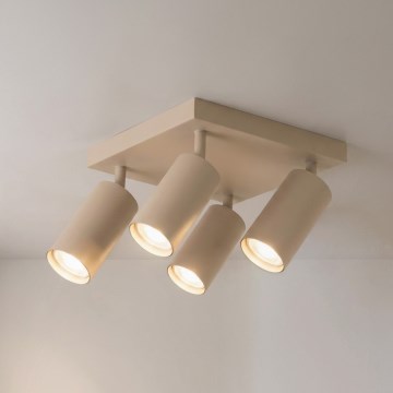 Brilagi - Loftspot SELE SQUARE 4xGU10/30W/230V beige