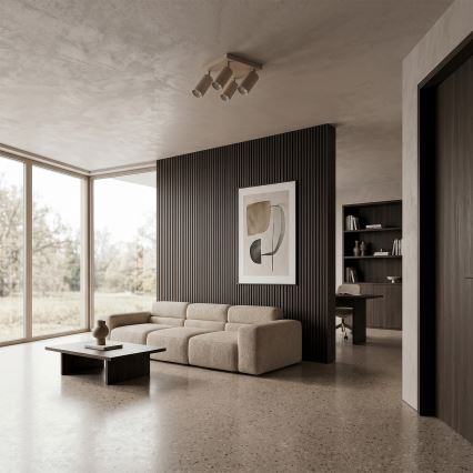 Brilagi - Loftspot SELE SQUARE 4xGU10/30W/230V beige