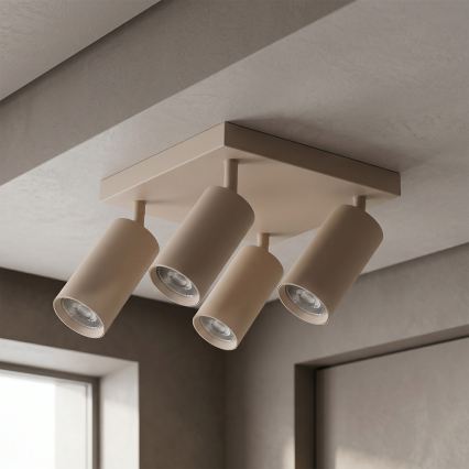 Brilagi - Loftspot SELE SQUARE 4xGU10/30W/230V beige