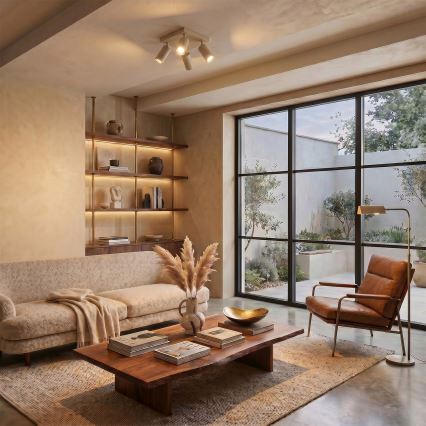 Brilagi - Loftspot SELE SQUARE 4xGU10/30W/230V beige