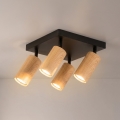 Brilagi - Loftspot SELE SQUARE 4xGU10/30W/230V sort/eg-dekor