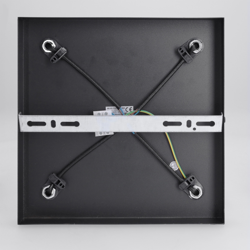 Brilagi - Loftspot SELE SQUARE 4xGU10/30W/230V sort/eg-dekor