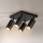 Brilagi - Loftspot SELE SQUARE 4xGU10/30W/230V sort/guld