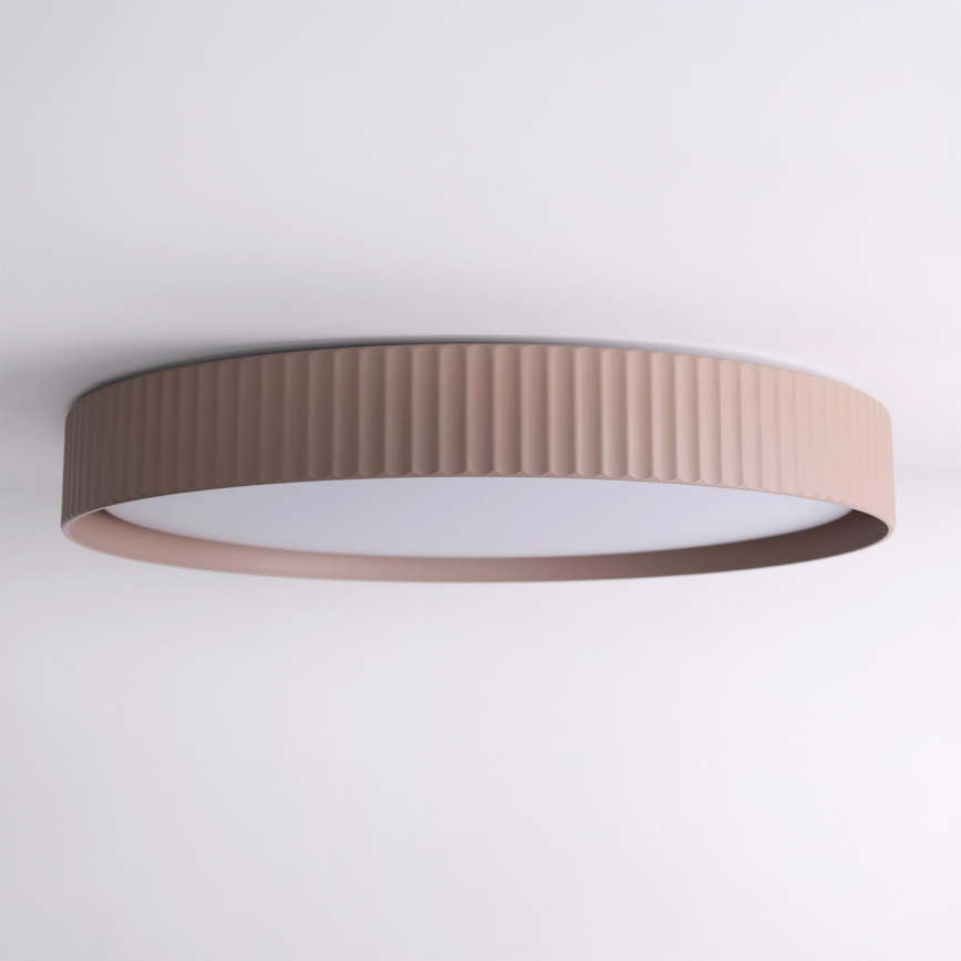 Brilagi - dæmpbar LED-loftlampe LUCIA LED/60W/230V 3000-6500K Ø 59 cm brun + fjernbetjening