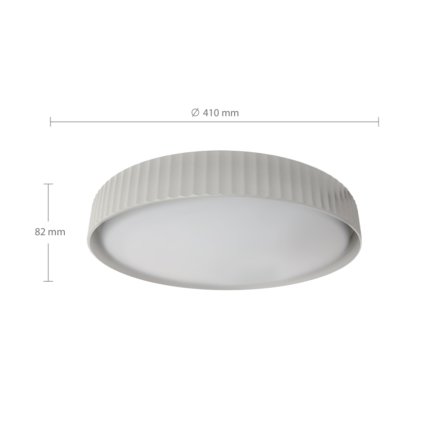 Brilagi - LED-dæmpbar loftlampe LUCIA LED/48W/230V 3000–6500K Ø 41 cm hvid + fjernbetjening