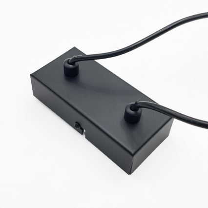 Brilagi - Lysekrone med kabel MALONY 6xE14/20W/230V sort