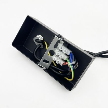 Brilagi - Lysekrone med kabel MALONY 6xE14/20W/230V sort