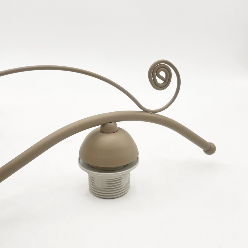 Brilagi - Lysekrone med kæde ANTICO MODERN 5xE27/60W/230V beige