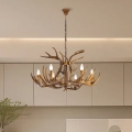 Brilagi - Lysekrone med kæde DEER 6xE14/10W/230V Ø 80 cm