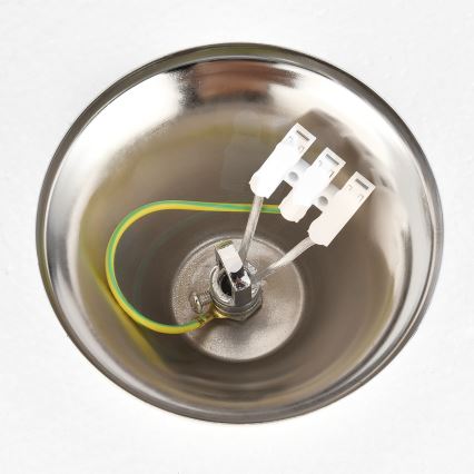 Brilagi - Lysekrone med kæde ECLIPSE 7xE14/10W/230V Ø 48 cm sølv