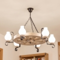 Brilagi - Lysekrone med kæde ROATA 6xE14/40W/230V eg