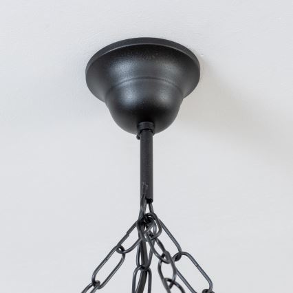 Brilagi - Lysekrone med kæde ROATA 8xE14/40W/230V diameter 70 cm bøg