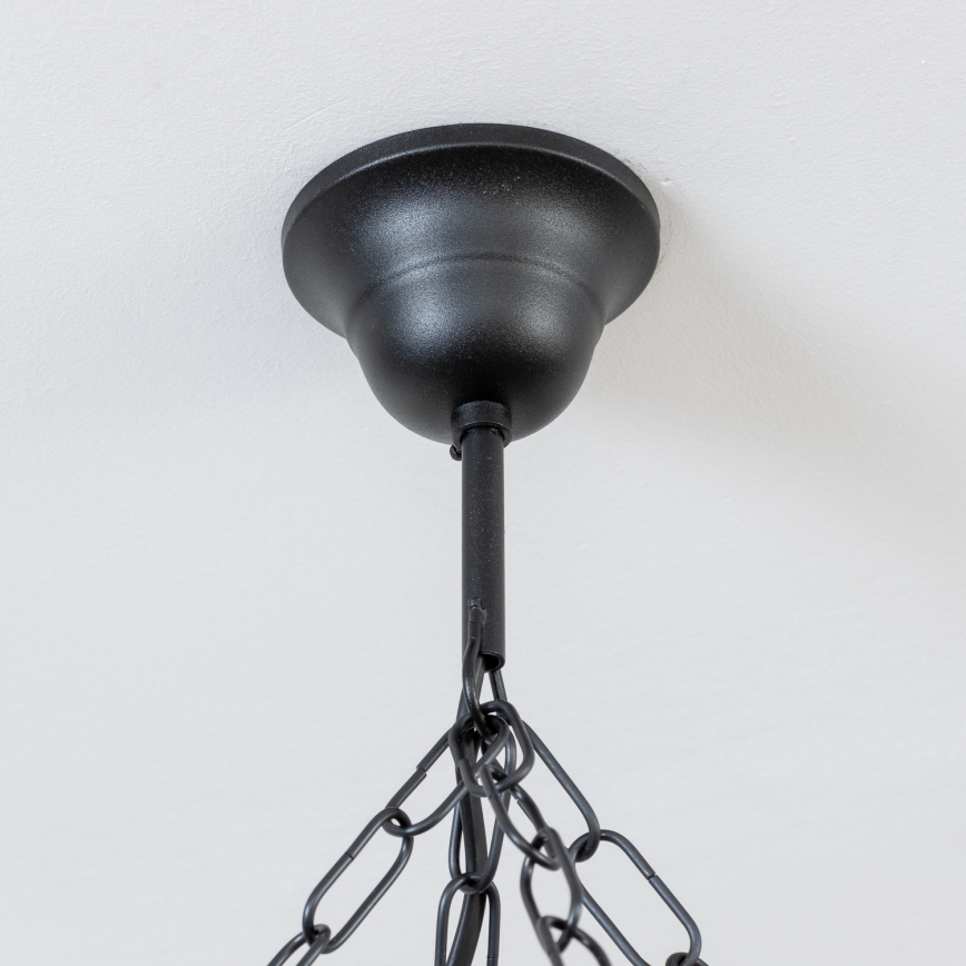 Brilagi - Lysekrone med kæde ROATA 8xE14/40W/230V diameter 70 cm bøg