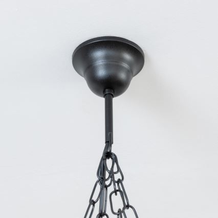 Brilagi - Lysekrone med kæde TIMONA 4xE14/40W/230V Ø 50 cm bøg