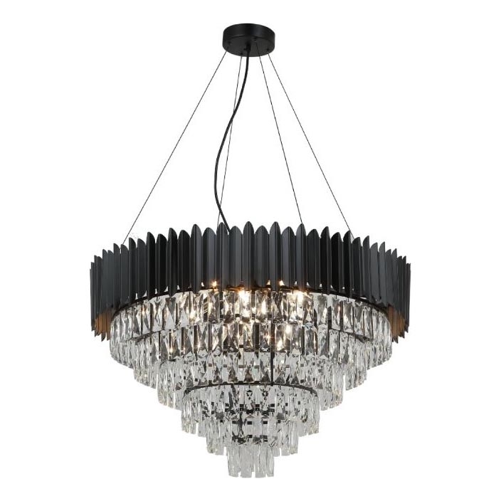 Brilagi - lysekrone med wireophæng CARLOS 11xE14/40W/230V Ø 80 cm