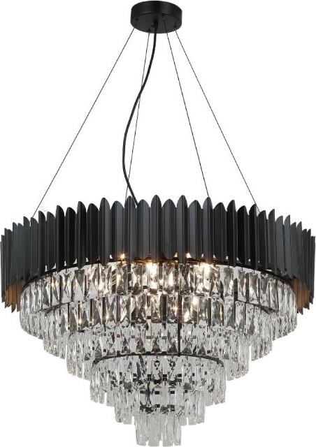 Brilagi - lysekrone med wireophæng CARLOS 11xE14/40W/230V Ø 80 cm