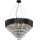 Brilagi - lysekrone med wireophæng CARLOS 11xE14/40W/230V Ø 80 cm