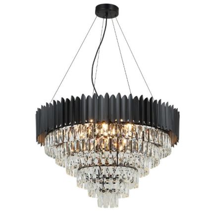Brilagi - lysekrone med wireophæng CARLOS 11xE14/40W/230V Ø 80 cm