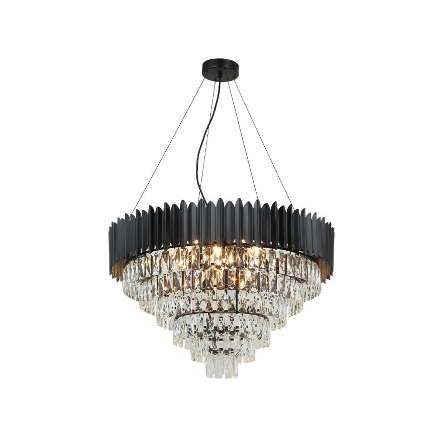 Brilagi - lysekrone med wireophæng CARLOS 11xE14/40W/230V Ø 80 cm