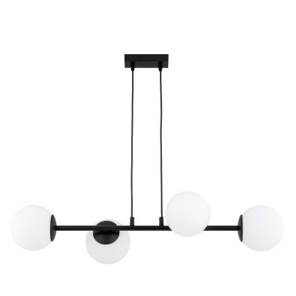 Brilagi - Lysekrone på kabel MILO 4xE27/60W/230V sort