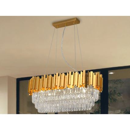 Brilagi - Lysekrone på kabel PLAZA 10xE14/40W/230V