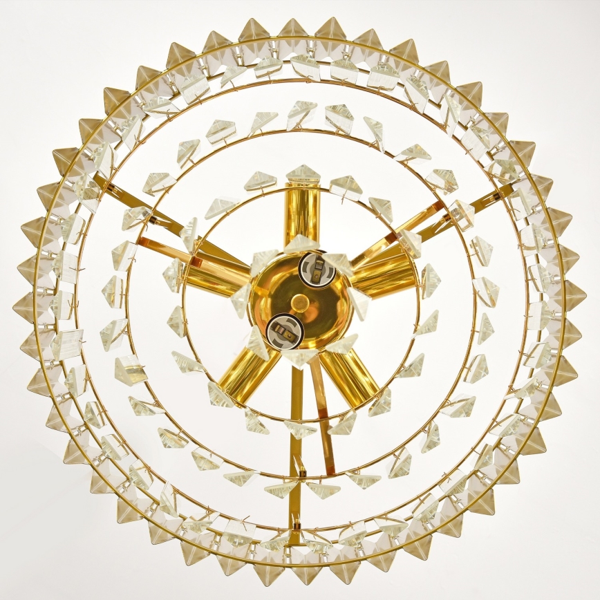 Brilagi - Lysekrone på kæde CRISTAL 5xE14/40W/230V Ø 45 cm