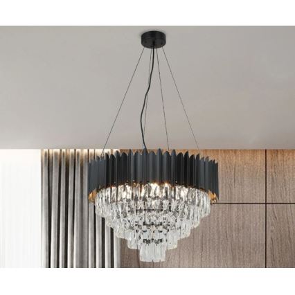 Brilagi - Lysekrone på wire CARLOS 9xE14/40W/230V Ø 60 cm