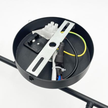 Brilagi - MALONY overflademonteret loftlampe 4xE14/20W/230V sort