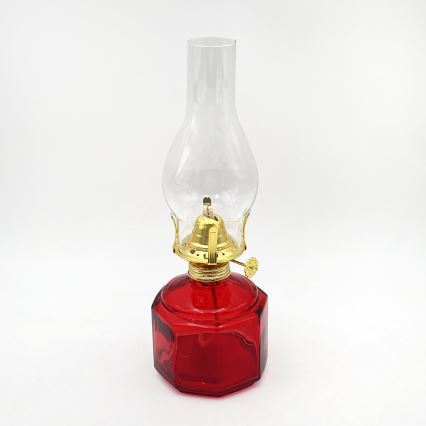 Brilagi - MERLIN petroleumslampe, rød
