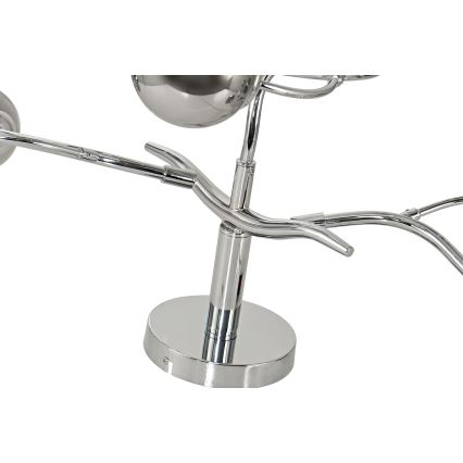 Brilagi - MISTEL LED påmonteret lysekrone 9xG9/3W/230V sort krom/røgfarvet