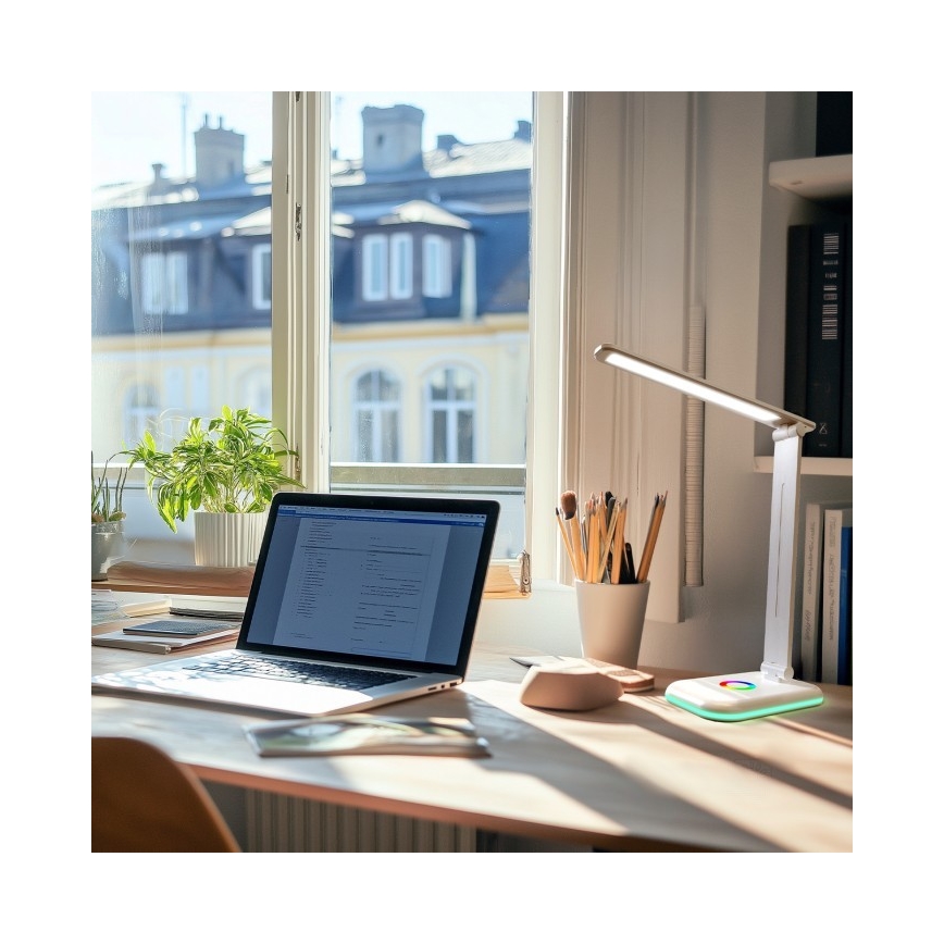 Brilagi - MODO LED RGBW dæmpbar bordlampe LED/7W/5V 3000/4000/6500K hvid