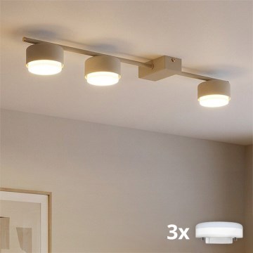Brilagi - MONO LED RGB+CCT dæmpbar loftspot 3xGX53/14W/230V 2700-6500K Wi-Fi Tuya beige