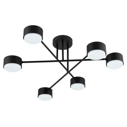 Brilagi - LED RGB+CCT Dæmpbar påbygget loftlampe MONO 6xGX53/14W/230V 2700-6500K Wi-Fi Tuya sort