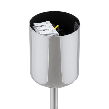 Brilagi - MONTE loftlampe på stang 5xE27/60W/230V cremefarvet/poleret krom