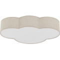 Brilagi - NIMBUS LINEN børnelampe 4xE27/15W/230V beige