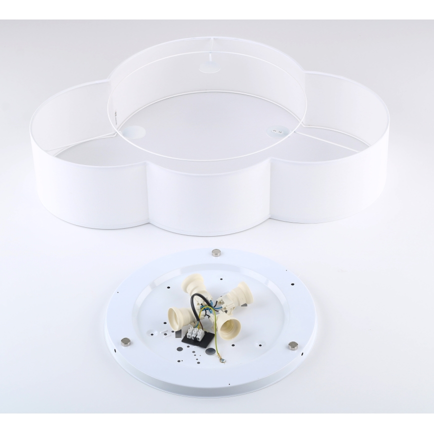 Brilagi - NIMBUS loftlampe til børn 4xE27/15W/230V hvid