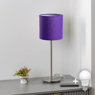 Brilagi - NUBILA LED-bordlampe 1xE27/60W/230V, lilla
