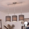 Brilagi - NUBILA LED-pendel på wire 3xE27/60W/230V antracit
